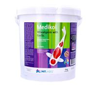 Nt Labs Medikoi Wheatgerm Garlic Pellet Fish Food Pond Koi Sturgeon 3mm 5Kg