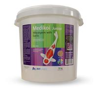 NT Labs Medikoi Wheatgerm With Garlic 3mm Junior, Complete Feed For All Pond Fish, Ideal For Late Autumn, Winter & Early Spring Feeding, Maintains Immune System, Koi Fish Food (10kg, 3mm)