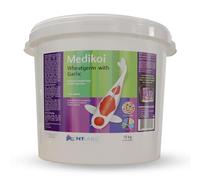 NT Labs Medikoi Wheatgerm With Garlic, Complete Feed For All Pond Fish, Ideal For Late Autumn, Winter & Early Spring Feeding, Maintains Immune System, Koi Fish Food (10kg, 6mm)