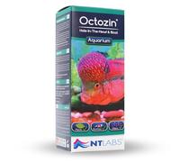 NT Labs Octozin - Hole in the Head & Bloat Treatment, Treats Aquarium Fish with Bloat, Freshwater Aquarium Medicine, (250ml - treats 3 day course of 375L)