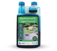 NT Labs Pond Aquaclear, Blanketweed & Algae Control, Blue Dye For Pond Water/Water Features, Stops The Growth of Green Algae and Blanket Weed, Filters Out UV Light (1000ml - Treats 56,800L)