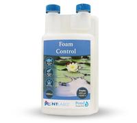 NT Labs Pond Foamclear Foam Control Treatment (1000ml Treats 18,200L) | Anti-foam liquid breaks down unsightly surface froth to control excess protein and restore healthy gas exchange.