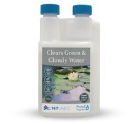 NT Labs Pond Magiclear, Clears Green and Cloudy Water, Control Against Algae Build up, Improves Pond Water Quality, Pond Water Flocculant (250 ml)