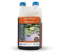 NT Labs Pond Mature Live Filter Bacteria (1000ml - Treats 18,200L) | Live biological filter starter with key bacterial species to digest fish waste and prevent toxic ammonia spikes