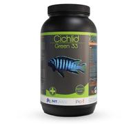 NT Labs Pro-f Cichlid Green, Malawi Cichlid Food, Low Protein Cichlid Food, Nutritious Fish Feed, Colour Promoting Fish Feed (1kg - 3mm Pellet)