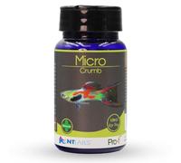 NT Labs Pro-f Micro Crumb Fry & Small Fish Food (40g) | Highly nutritious and palatable ultra-fine crumbs. Ideal starter feed for newly hatched fry, baby fish & nano species.