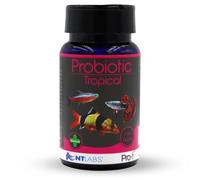 NT Labs Pro-f Probiotic Tropical Fish Food Granules (45g) | Floating and sinking granules with spirulina. Probiotic low-waste formula enhances tropical fish digestion and vibrant colour