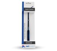 NT Labs ProCare Blue Stainless Steel Angled Aquascaping Tweezers