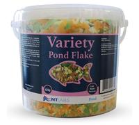 NT Labs Variety Pond Fish Food Complete Mixed Blend Flakes (600g)
