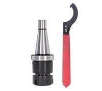 NT30 ER25 Collet Chuck Holder, CNC Milling Machine Tool Holder, High Precision Industrial Accessories with M12 Thread, Wear Alloy Steel for CNC Machining Centers and Engr