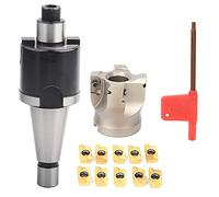 NT30 FMB22 CNC Milling Cutter Milling Inserts,Face Milling Cutter,50 Disc Face End Mill,APMT1604 CNC Machine Tools (10xMilling Inserts)