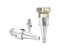 NT30 NT40 FMB22 FMB27 FMB32 FMB40 Face Milling Cutter Housing Adapter End Mill Tool Holder M12 M16 for CNC Machine Tools(NT50-FMB22-45L)
