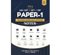 NTA UGC-NET/SET/JRF PAPER - 1 (TEACHING AND RESEARCH APTITUDE): Complete Notes