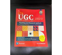 NTA UGC NET/ SET/ JRF : Paper 1 Teaching and Research Aptitude | Fifth Edition | By Pearson Paperback