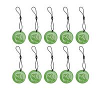 Ntag213 NFC Tags Keychain Pack, Programmable NFC Cards and Fobs with Sealed Shell 144 Byte Memory and Elastic Cord