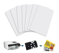 Ntag215 Programmable NFC Rewritable Card NFC Chip NFC Card Inkjet NFC Tag Compatible with Epson and Canon Inkjet Printers - CR80 30MIL - Pack of 100