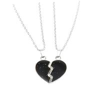 NTALJC 1 Paire Sensing de Température Pendentifs Cœur et Crespondants pour Couples Changeant de Couleur