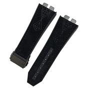 NTALJC 17 * 27mm Genuine Leather Rubber Silicone Watchband For Big Bang 42mm 441 440 Calfskin Quick Release Watch Strap