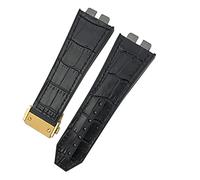 NTALJC 17 * 27mm Genuine Leather Rubber Silicone Watchband For Big Bang 42mm 441 440 Calfskin Quick Release Watch Strap