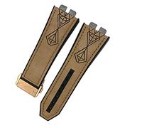 NTALJC 17 * 27mm Genuine Leather Rubber Silicone Watchband For Big Bang 42mm 441 440 Calfskin Quick Release Watch Strap