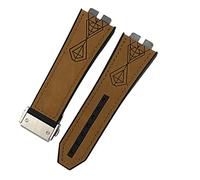NTALJC 17 * 27mm Genuine Leather Rubber Silicone Watchband For Big Bang 42mm 441 440 Calfskin Quick Release Watch Strap