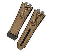 NTALJC 17 * 27mm Genuine Leather Rubber Silicone Watchband For Big Bang 42mm 441 440 Calfskin Quick Release Watch Strap