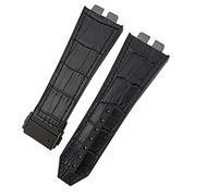 NTALJC 17 * 27mm Genuine Leather Rubber Silicone Watchband For Big Bang 42mm 441 440 Calfskin Quick Release Watch Strap