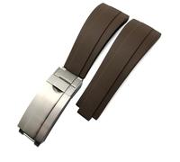 NTALJC 19mm 20mm 21mm Rubber Watch band for Yacht Master GMT Strap OYSTERFLEX DEEPSEA Silicone Watchband Tools