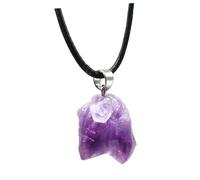 NTALJC 1Pièce Améthyste Irrégulier pour Femme Pendentif Délicat Cire Fantaisie Élégant Pter