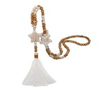 NTALJC 1Pièce Élégant Bois Pendentif Étoile Accessoire De Mode Pour Parfait Pour Hiver Et Tenues Décontractées