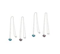 NTALJC 2 Ensembles Pendentif De Petite Boîte Bijoux Pour Mères Médaillon Vintage Colliers Commématifs Médaillon Femme Pendentif D'amour Cuivre 2 Pièces * 2