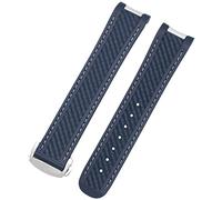 NTALJC 20MM Rubber Watch Band For Omega 300 AT150 DE VILLE Silicone Bracelet Replacement Strap Watch Accessories Parts