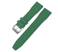 NTALJC 21mm Soft Fluororubber Watchbands 20mm 22mm for Portofino Natural Rubber Watch Strap Tools