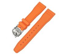 NTALJC 21mm Soft Fluororubber Watchbands 20mm 22mm for Portofino Natural Rubber Watch Strap Tools