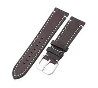NTALJC /24mm Women Men Strap with Silver Pentagram Pin Buckle