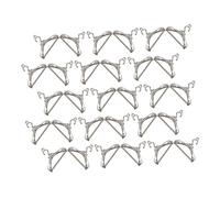 NTALJC 30 Pièces Cintre de vêtements simulé déguisement de carnaval bijoux déc accessoires de mode accessoires de boutique breloques de boucles d'eilles bricolage Pendentif en alliage