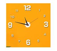 NTALJC 3D DIY Mirror Surface Wall Clock, Creative Frameless Wall Mute Clock Stickers Modern Mirror Surface Stickers for Home Living Room Office Decoration Decoration