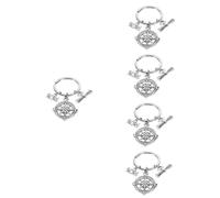 NTALJC 5pcs 2024 Graduation Season Keychain Grad Congrats Keyrings Creative Keychain Backpack Keychains Key Ring Graduation Graduation Party Favors Key Decoration Bag Keychain
