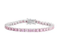 NTALJC 6-9 Inches Yellow/Light Blue/Pink Moissanite Tennis for D Color S925 Sterling Silver Lab Created Diamond Tennis Perfect for Daily Wear
