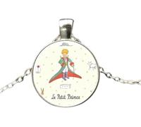 NTALJC 925 SterlingFox For Women And Men, Fox Under The Moon Little Prince Glass Dome Necklace, Fox Girl Initial Necklace, Fox Jewelry For Women, Jewelry