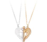 NTALJC 925 SterlingHug For Women And Men, Hugged Dog Necklace, Mom And Child Hug, Hug Angel Wings Pendant, Two Hands Hugs And Kisses Necklace, Hugging For Women