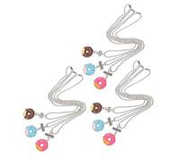 NTALJC 9pcs Friends Minimalist Forever Donut Friendship s Suits for Decor Supply Lovely Friend Accessory Resin