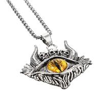 NTALJC Acier Inoxydable Pendentif Œil De Cou Unisexe Accessoire Mode Durable Et Décatif