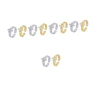 NTALJC Adjustable Rhinestone Cross Rings for Women Open Design Statement Rings Comfortable Wear Present for Girlfriends and Mothers