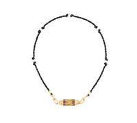 NTALJC avec pendentif en fme de carte de tarot dé délicat pour homme et femme, pendentif pte-bonheur arc-en-ciel avec chaîne tressée