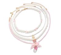 NTALJC avec pendentif en fme de papillon et de perles pour femme, bijou de cou pour une tenue décontractée
