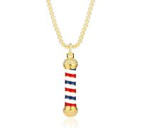 NTALJC avec pendentif pour coiffeur et coiffeur - Bijou de style gothique