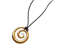 NTALJC avec pendentif rond creux en alliage avec chaîne réglable pour femme, accessoire de mode adapté aux tenues d'automne et d'hiver