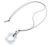 NTALJC avec pendentif tribal rond en résine et nylon pour les jeunes créateurs de tendances