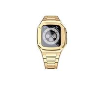 NTALJC Bracelet de montre en acier inoxydable pour Series 9 8 7 6 SE 5 4 45 mm 44 mm Protection en métal Accessoires de montre intelligente